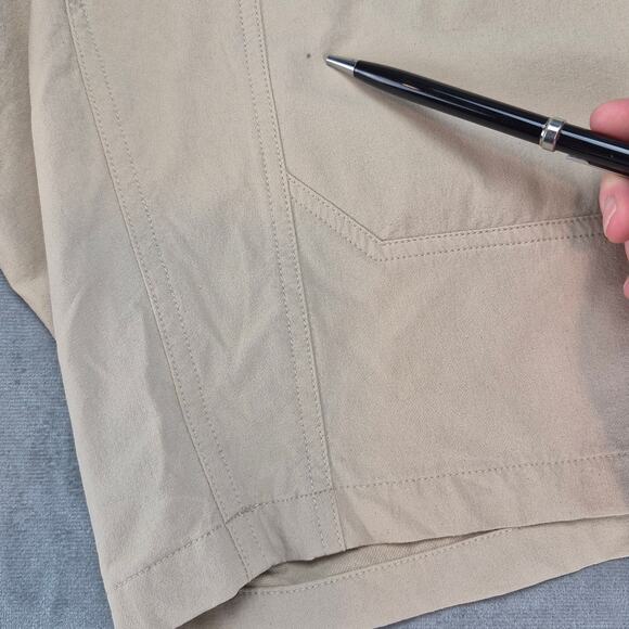 Burton Men's Multipath Utility Outdoor Hiking Shorts Khaki Inseam 10" Size 34 - Picture 2 of 7